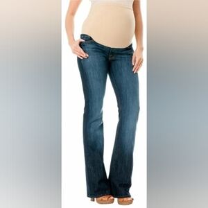 7 For All Mankind Blue Maternity Jeans